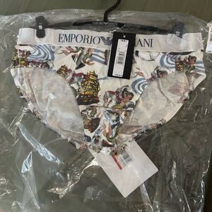 Emporio Armani Multicolor Graphic Briefs
